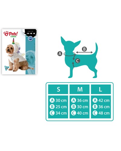 Unicorn Dog Costume Size L - Turn Your Furry Friend into a Magical Legend
